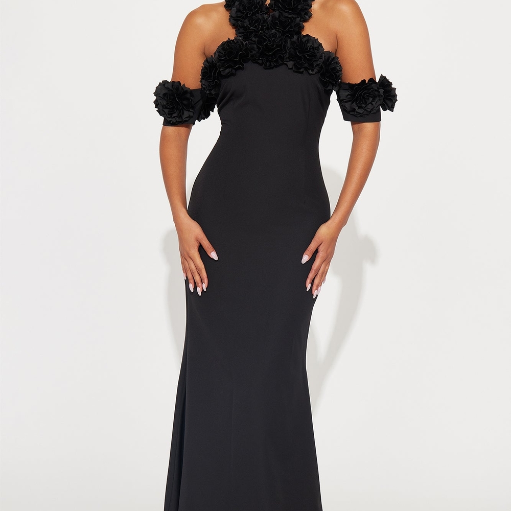 Elegant Black Evening Gown